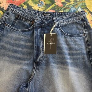 Flamingo Women's Blue Flare Jeans